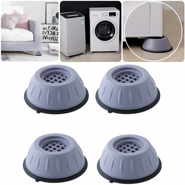 Noise & Vibration Control Pads for Washing Machine – Pack of 4